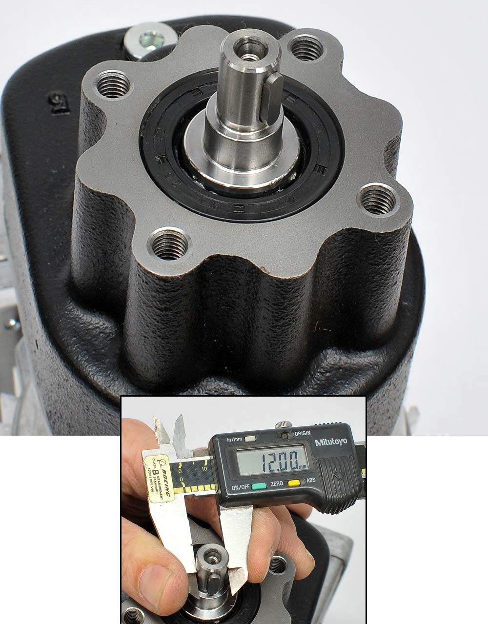 ABM Greiffenberger G80F/4D63A Gearmotor 3phase AC 230/440V 0.25HP