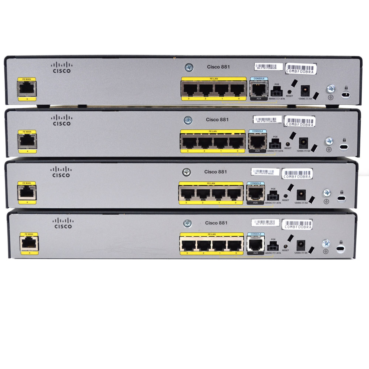 Cisco CISCO881-SEC-K9 V01 Integrated Services Router w/ AC