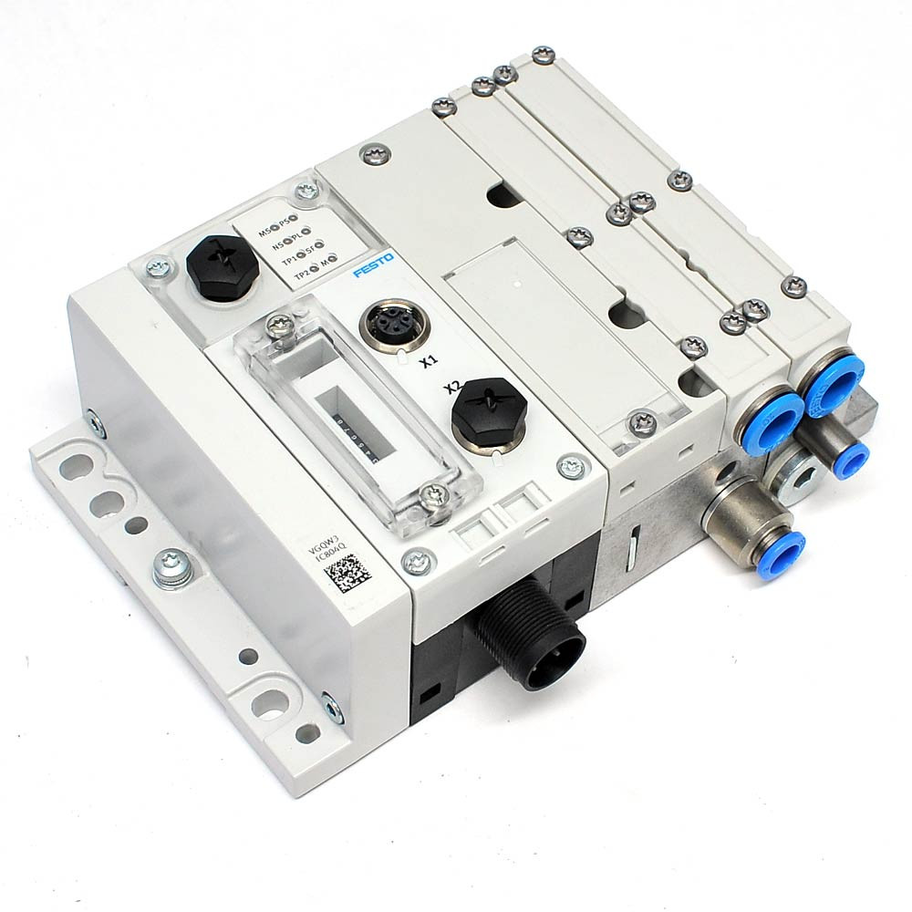 Festo CPX-FB36 Bus Node with MPA-FB-VI Valve Manifold, Supply and