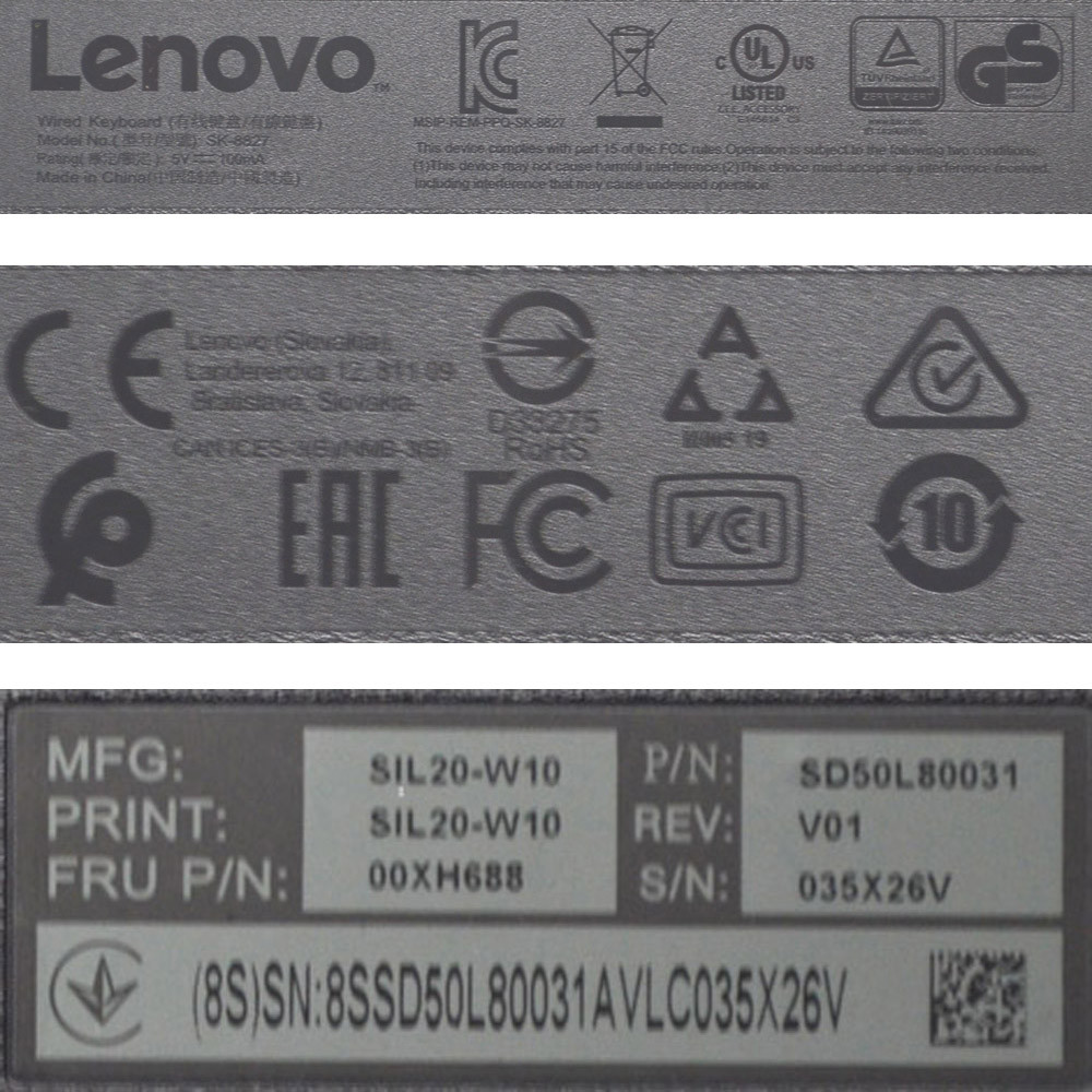 Lenovo SK-8827 Preferred Pro II USB Wired Keyboard (8)