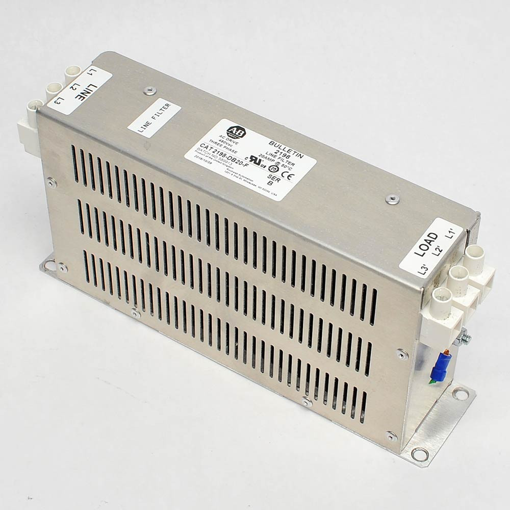 AB 2198-DB20-F AC Drive Line Filter 480VAC 3PH 20A