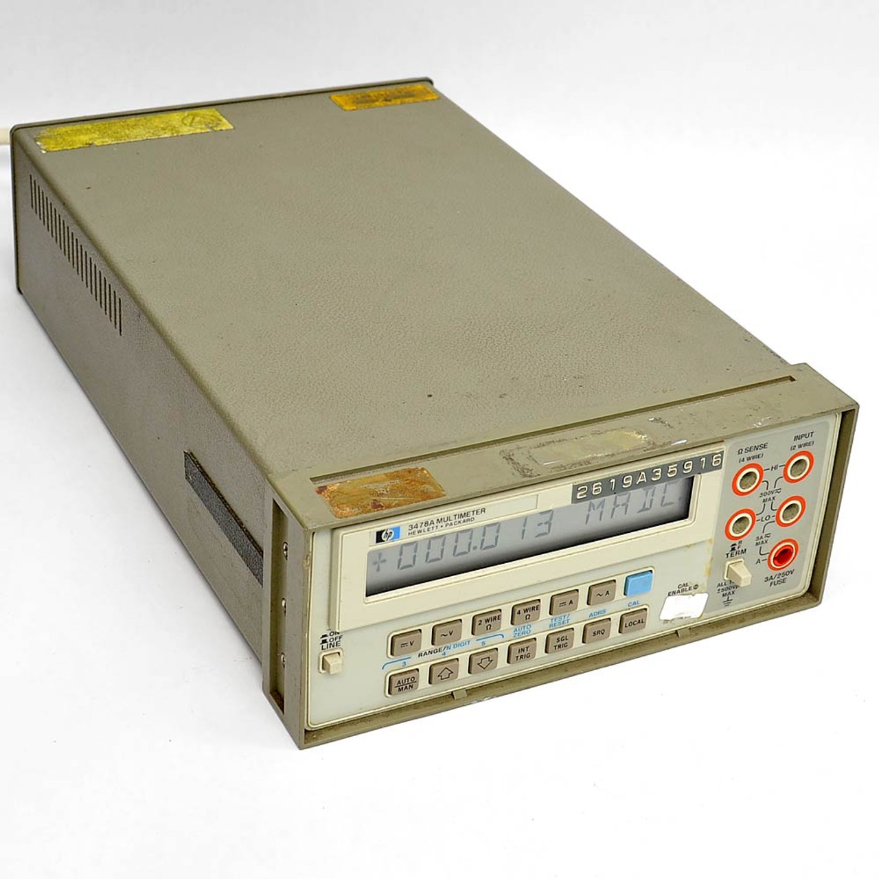 HP 3478A (5-1/2) GPIB Interface AR488付 HP 3478A Digital Multimeter DMM 5-1/2 Digit with HP-IB/GPIB