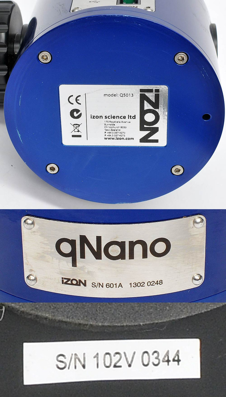 Izon Science qNano TRPS Tunable Pulse Sensing w/ Damaged Fluid