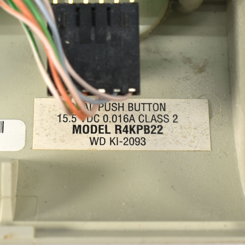 R5kls Rauland Rauland R4KPB22 Dual Push Button Station & Rauland R4KSS Staff Station ...