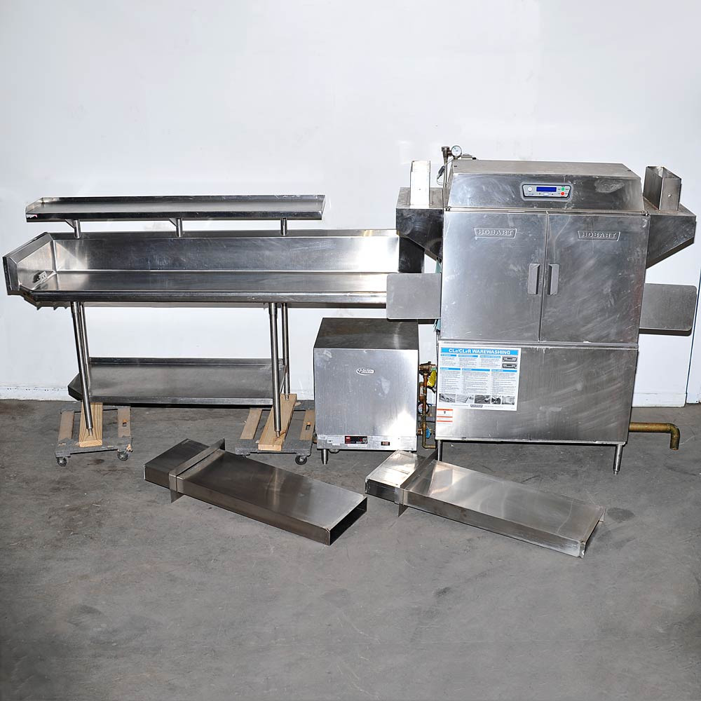 Hobart CL44E Commercial Dishwasher 480V with 180ºF Booster, 8