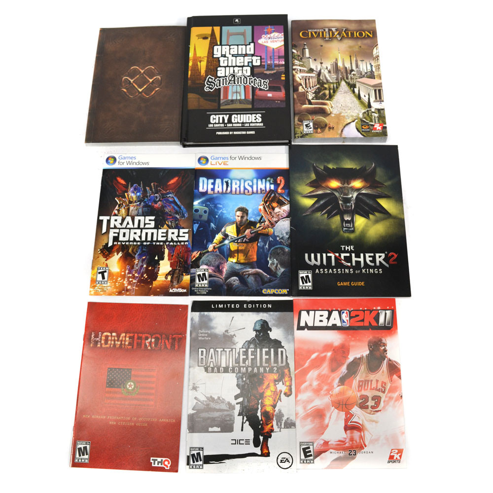 Various CD Video Game Manuals /Booklets (250+)