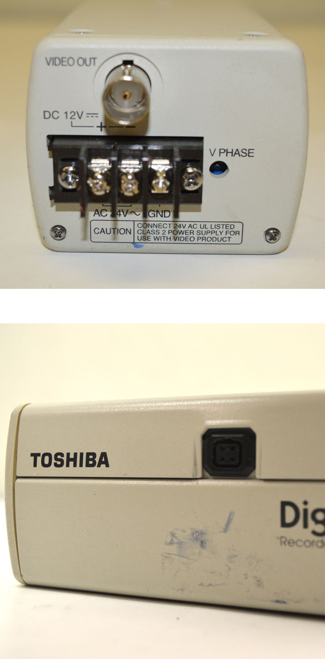 Toshiba IK-64WDA CCD Color Digital Video Camera Recorder Ready