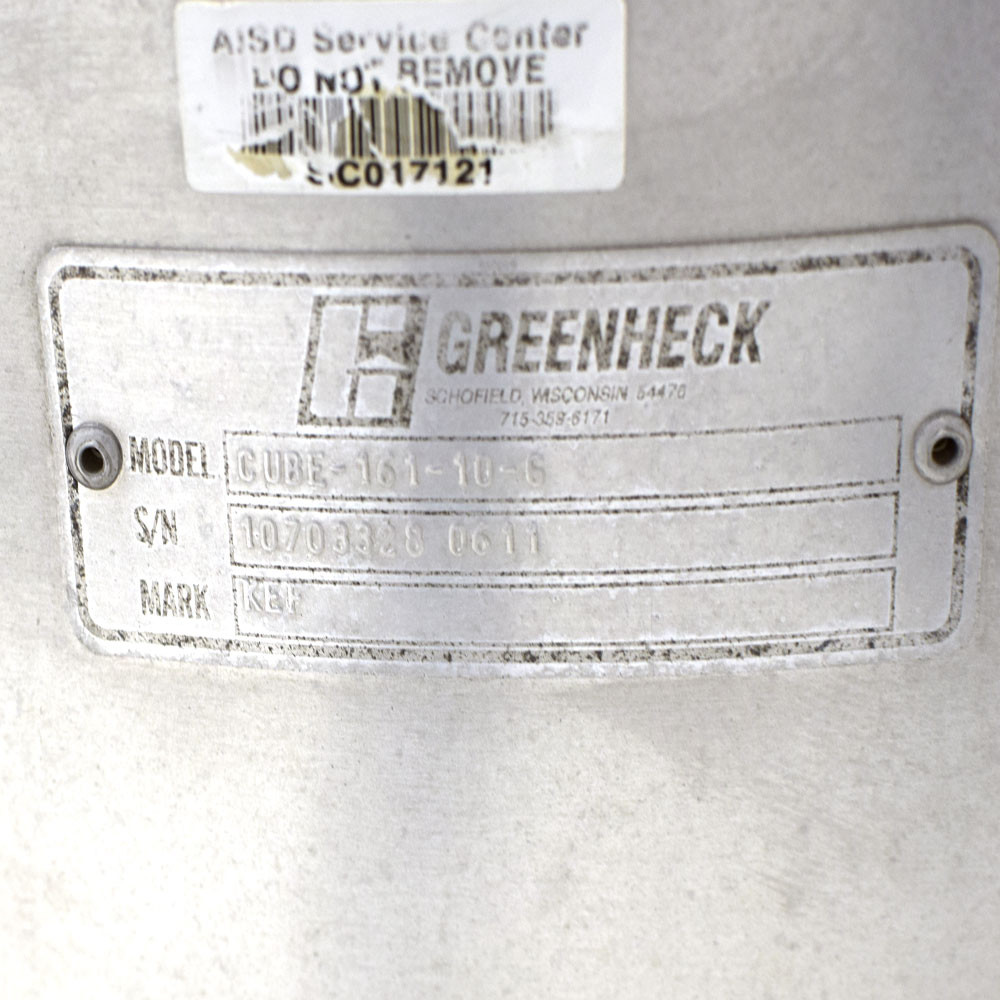 Greenheck CUBE-161-10-G Centrifugal Upblast 22