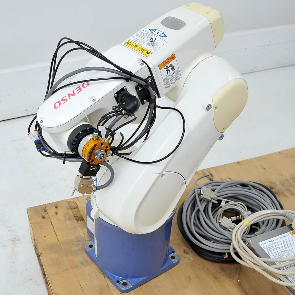 Denso Wave VS-6556 Robot Arm with RC7M Controller, Teach Pendant