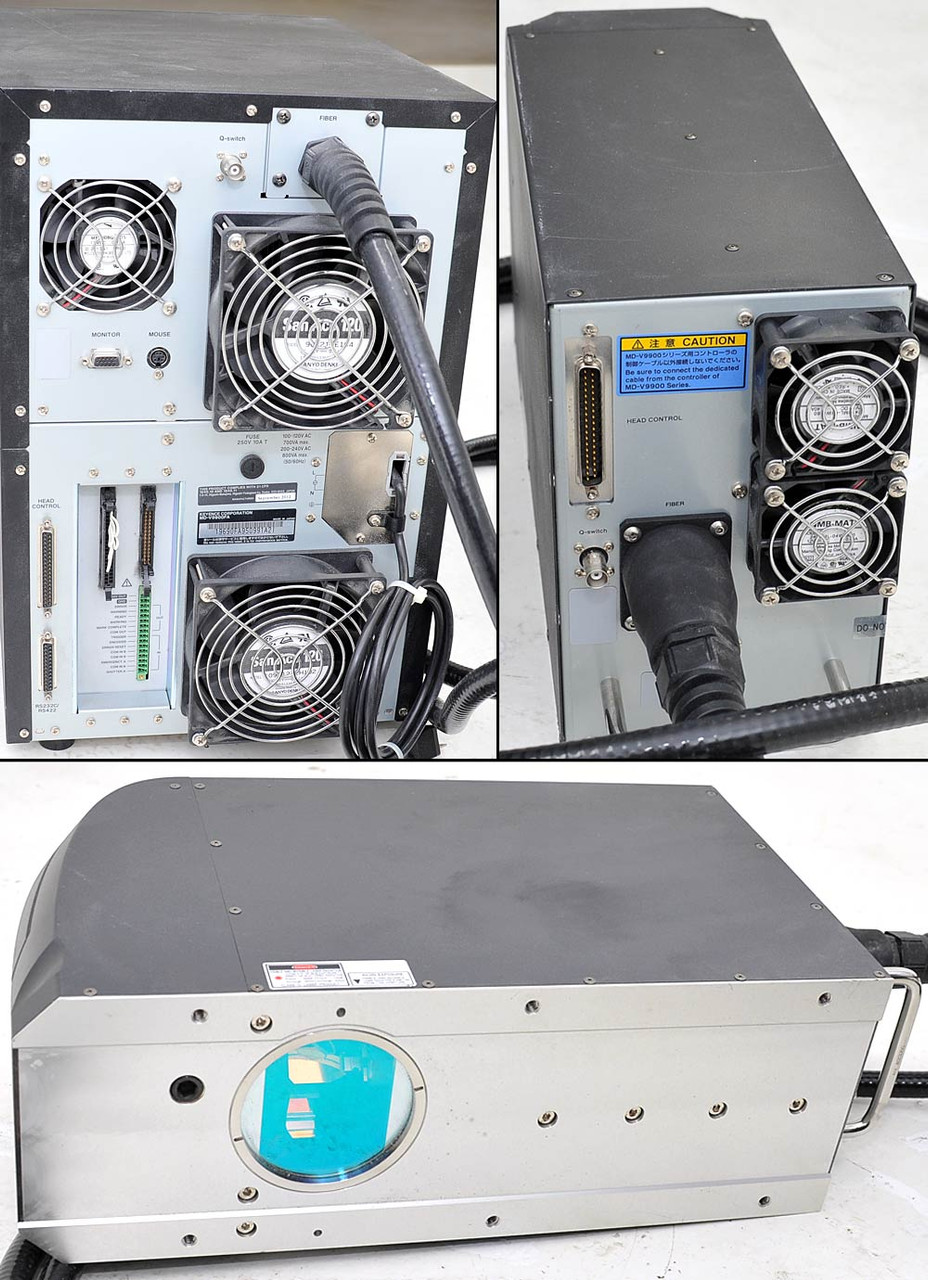 Keyence MD-V9900FA 3D Laser Marker Engraver No Software - Parts