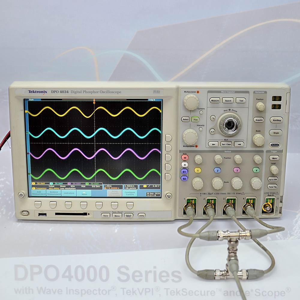 Tektronix DPO4034 Digital Phosphor Oscilloscope Passes Tests