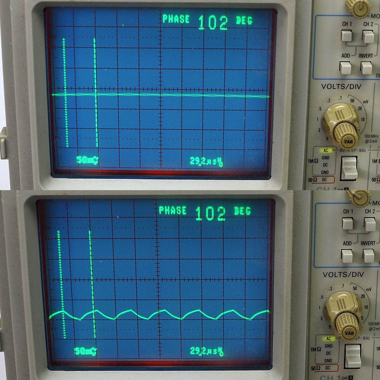 Tektronix 2465 4-channel 300Mhz Oscilloscope Partially