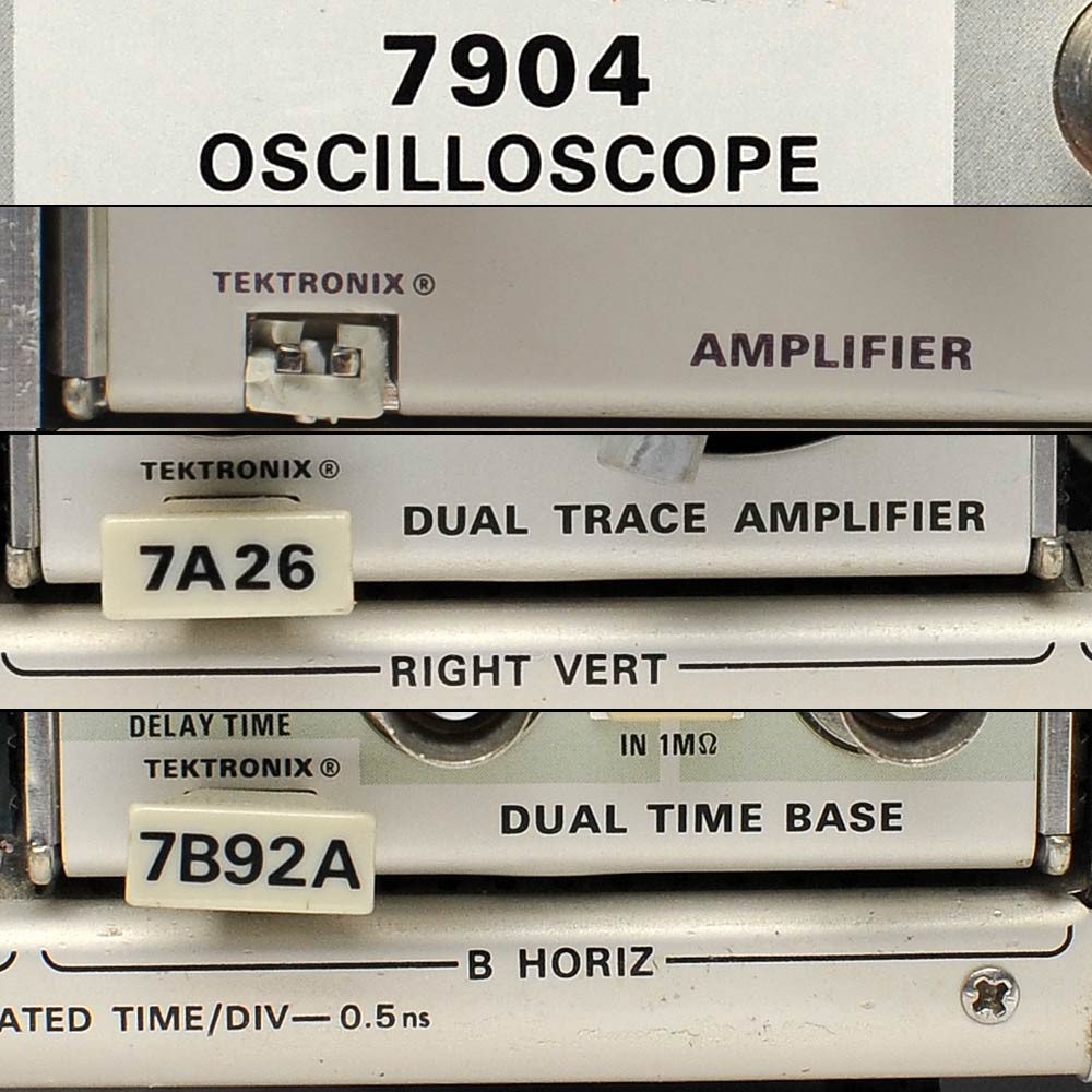 CELLESSENSE セット Tektronix 7904 Vintage Oscilloscope with 7A19 7A26 7B92A PARTS No