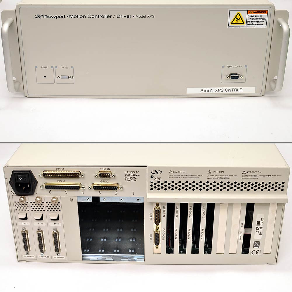Newport XPS-Z1210B Motion Controller Chassis with Backplane