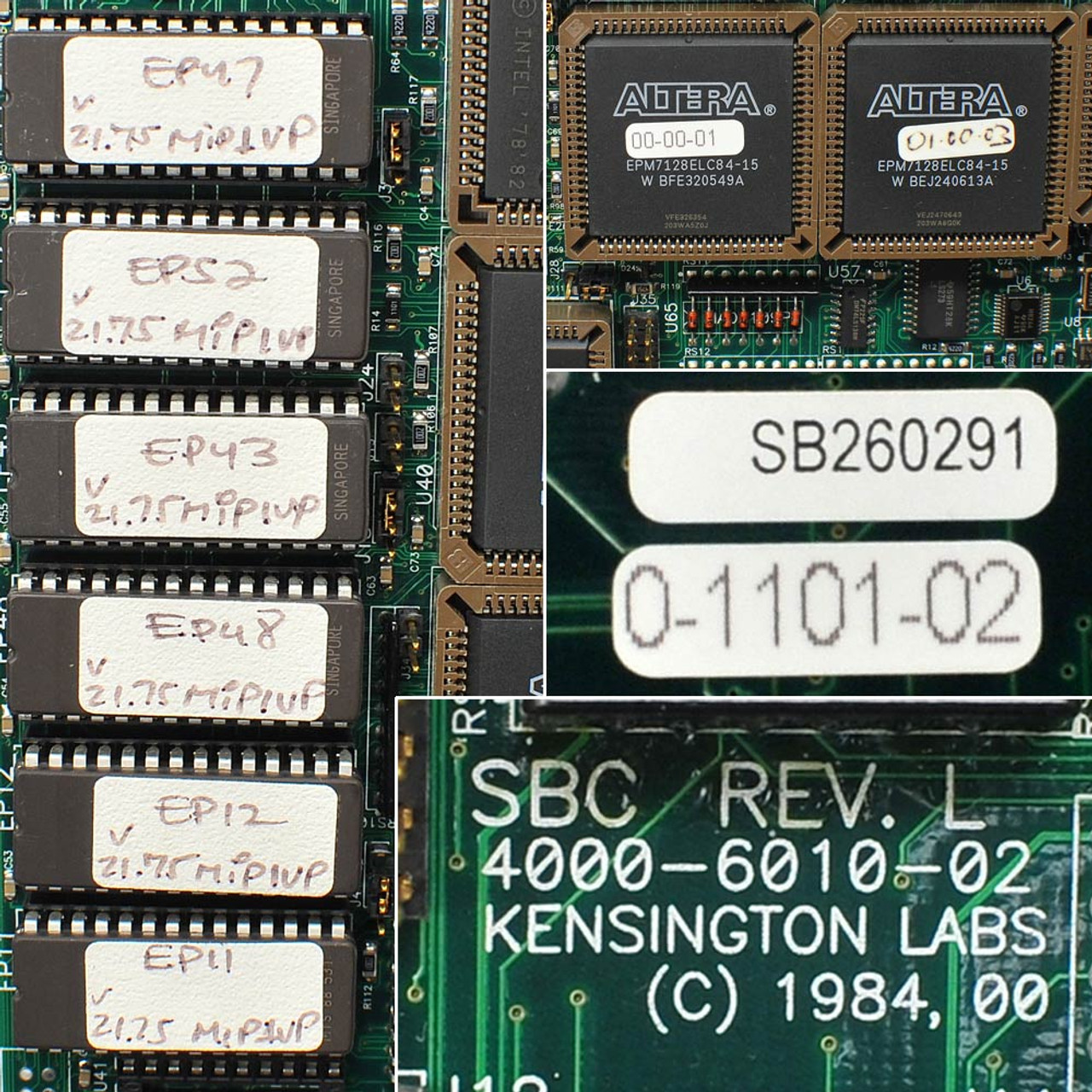 Kensington Labs 4000-6010-02 SBC Computer Board from 4000