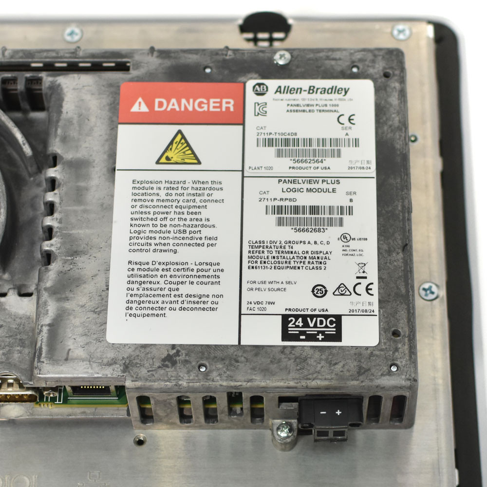 Allen-Bradley 2711P-T10C4D8 Touch Terminal Panelview Plus 1000 w