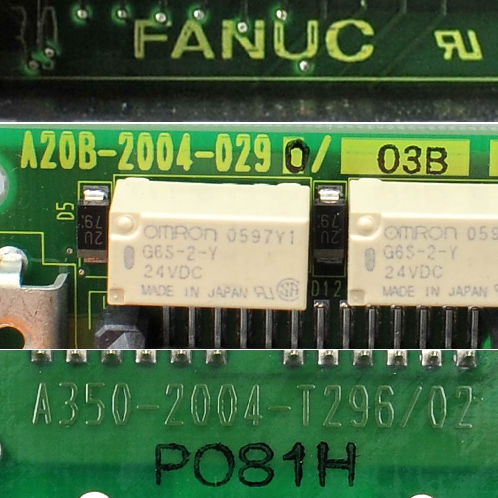 Fanuc A20B-2004-0290 E-Stop Relay Board from R-30iA