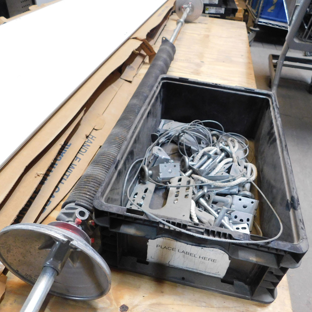 Commercial Garage Door w/ Panels, Springs, Rails & Hardware 9'W x 10'H