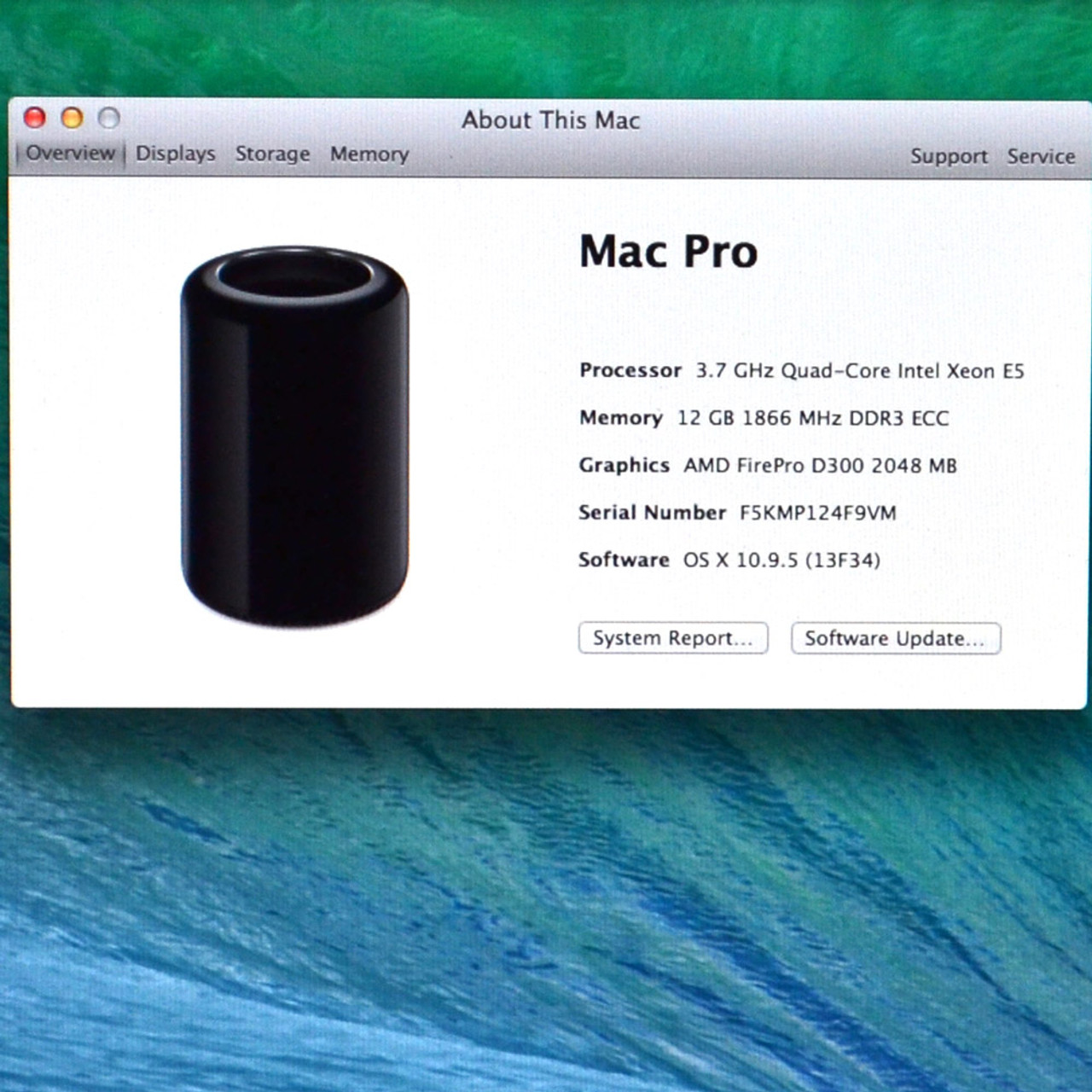 Apple A1481 Mac Pro Xeon E5-1620 V2 3.70GHz 256GB SSD 12GB
