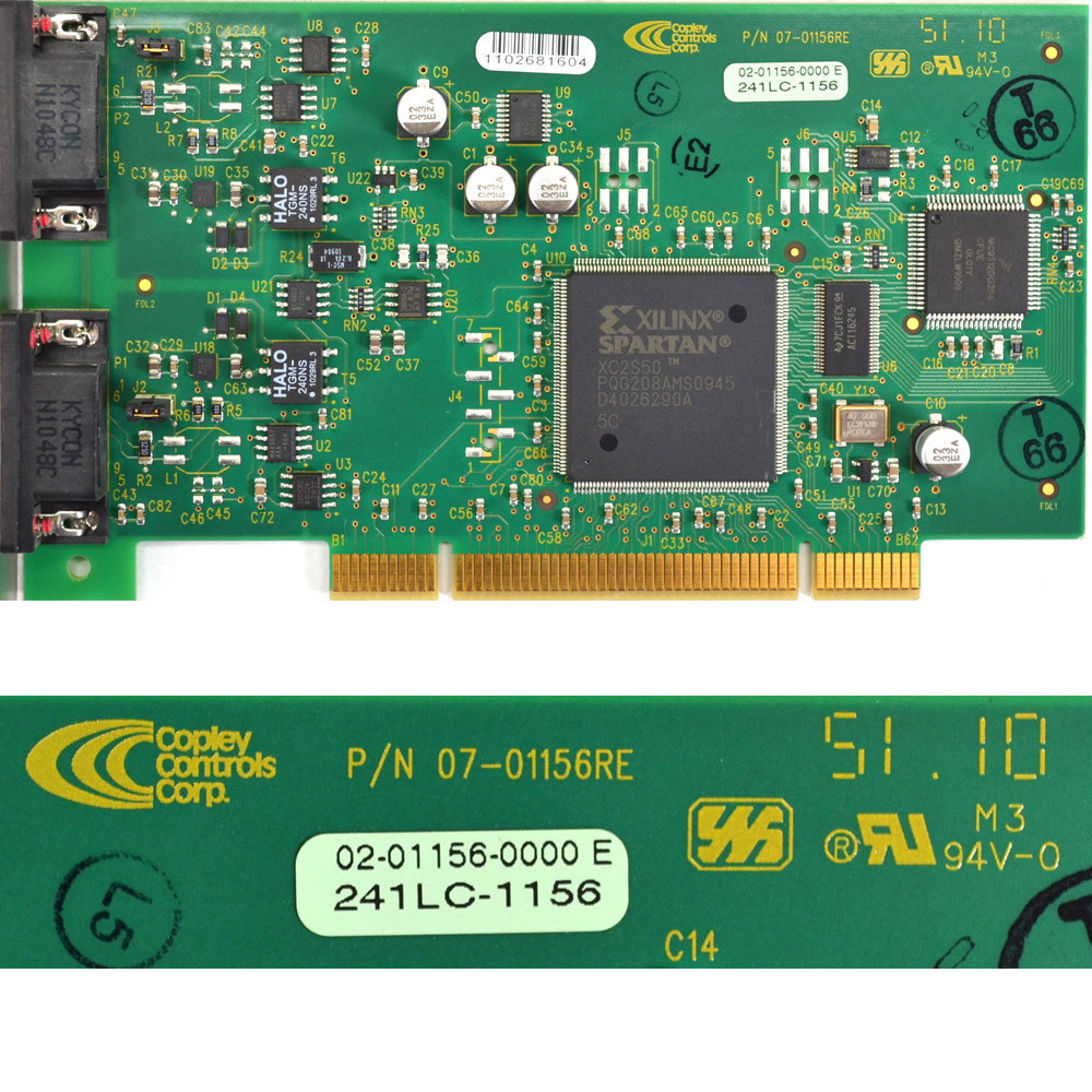 Copley CAN-PCI-02 Dual-Channel CAN Interface Card