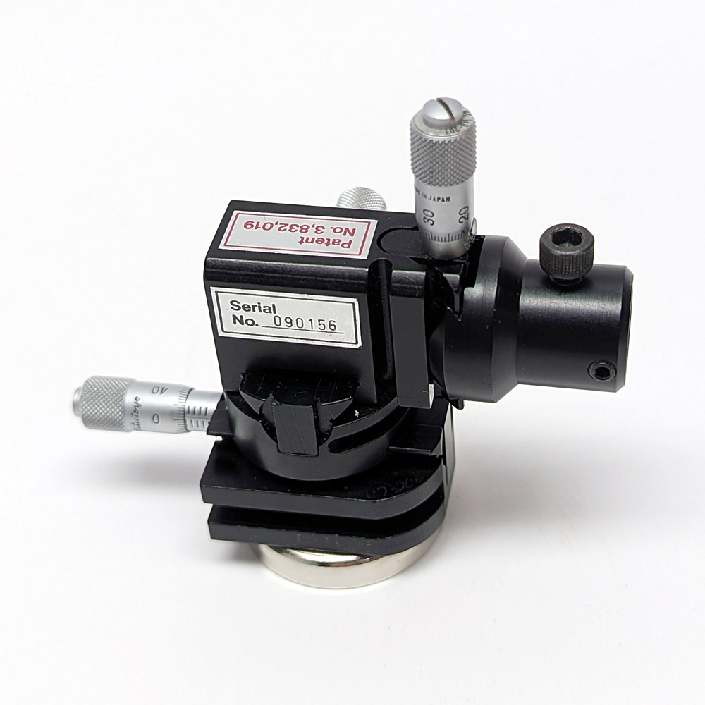 セルシス QUMARION Alessi XYZ Axis Micromanipulator Micro Positioner w/Mitutoyo