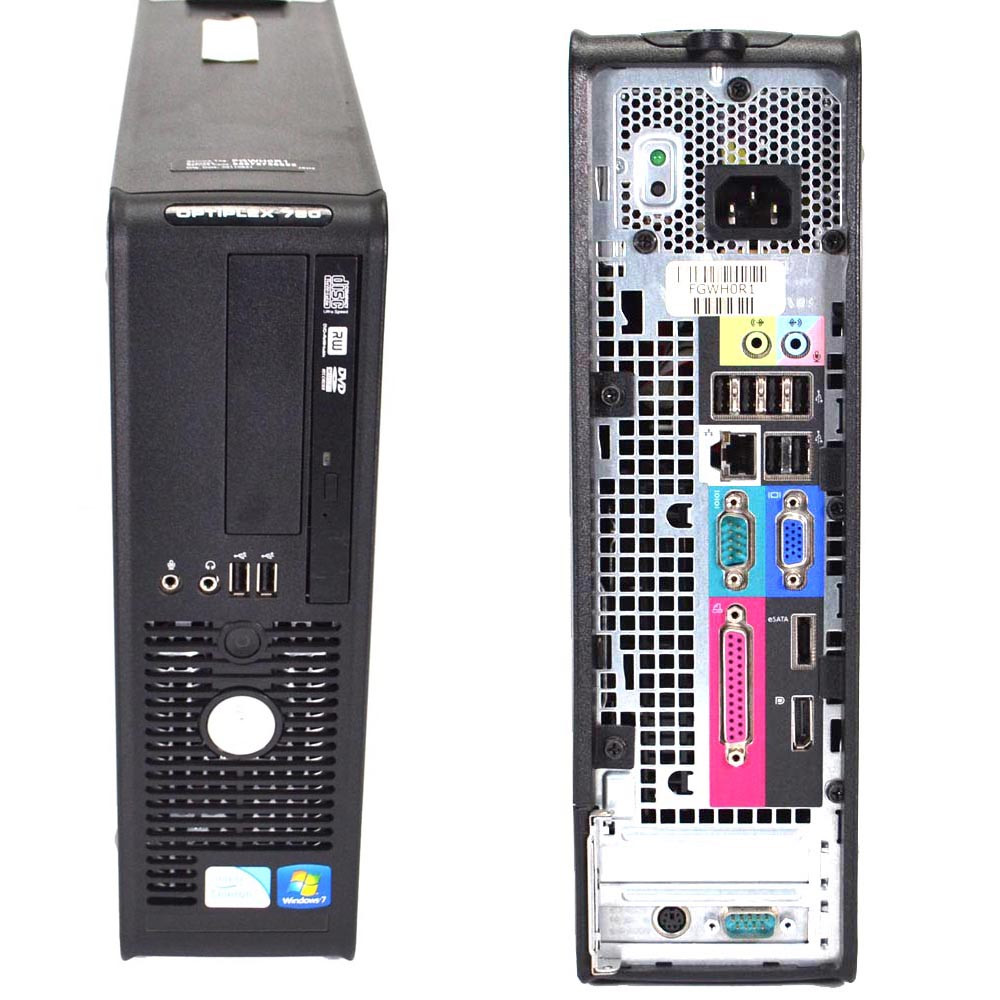 Dell OptiPlex 780 SFF Desktop Celeron 450 2.20GHz 4GB 1TB HDD Win7