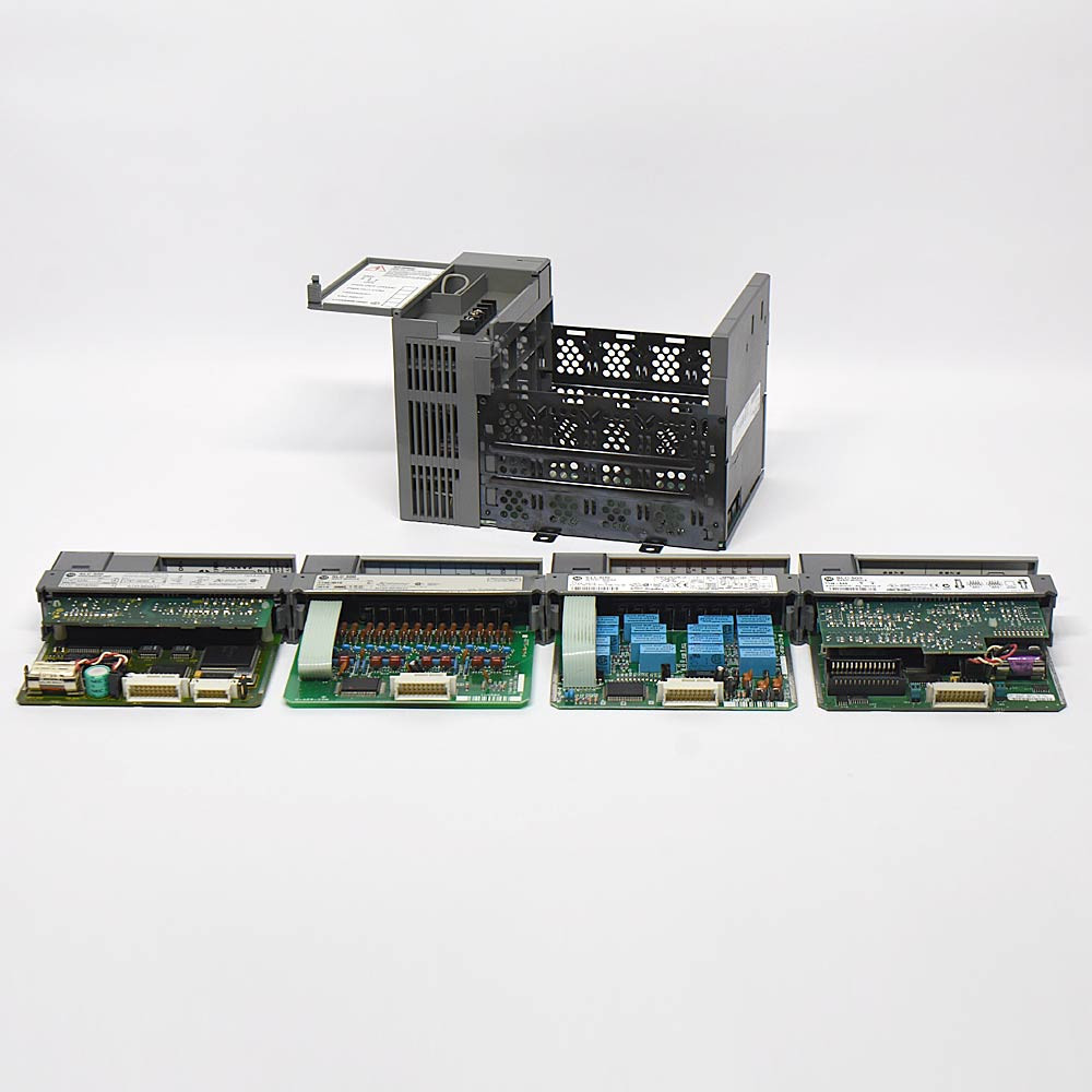 AB 1746-A4 SLC 500 4-Slot Rack w/ 1746-P1 PSU + Modules