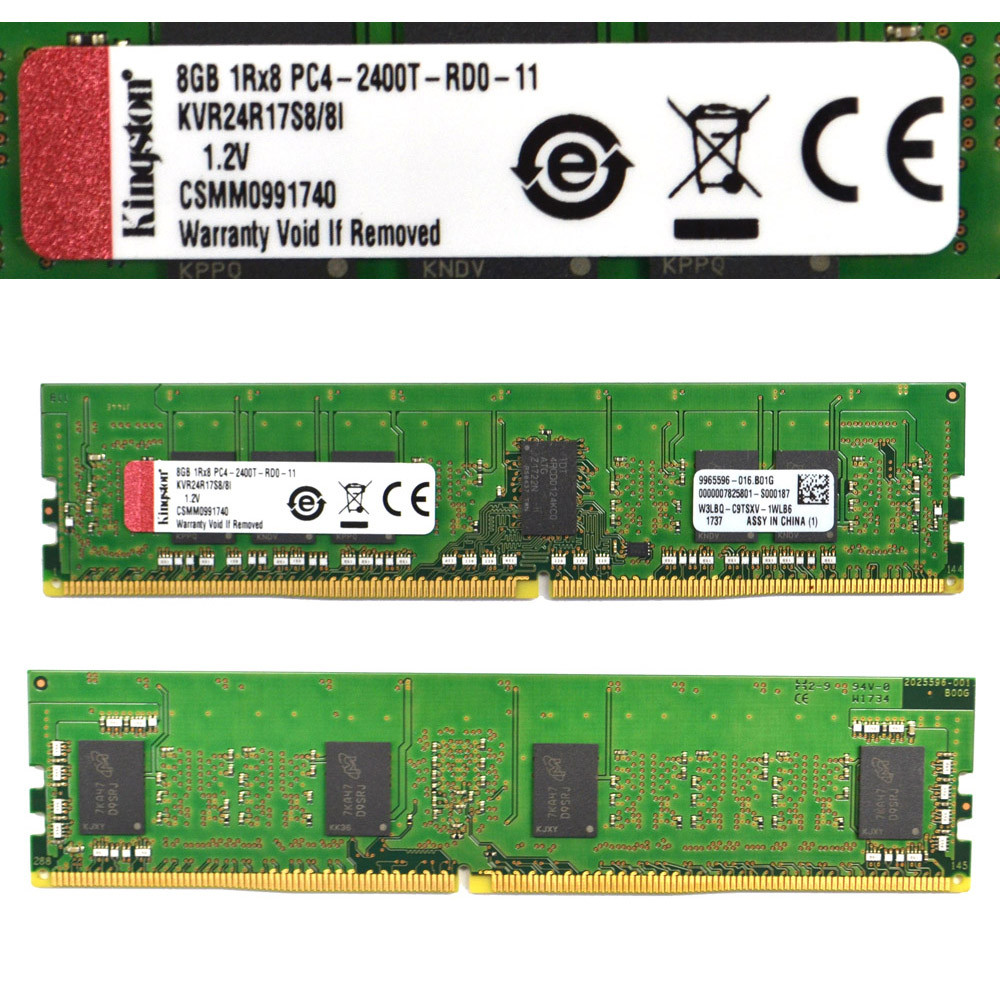 Kingston KVR24R17S8/8I Server ECC Memory 8GB DDR4 (4)