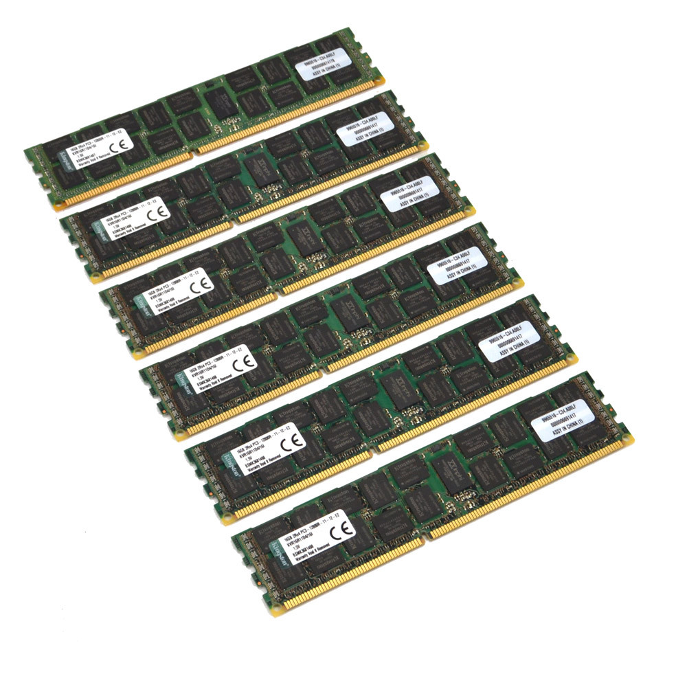 Kingston KVR16R11D4/16I Server ECC Memory 16GB DDR3 (6)