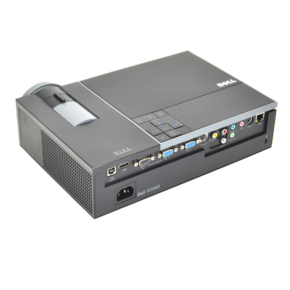 Dell 1610HD プロジェクター 送料込み Dell 1610HD DLP Projector 1280x800 3500 ANSI, 850 hrs