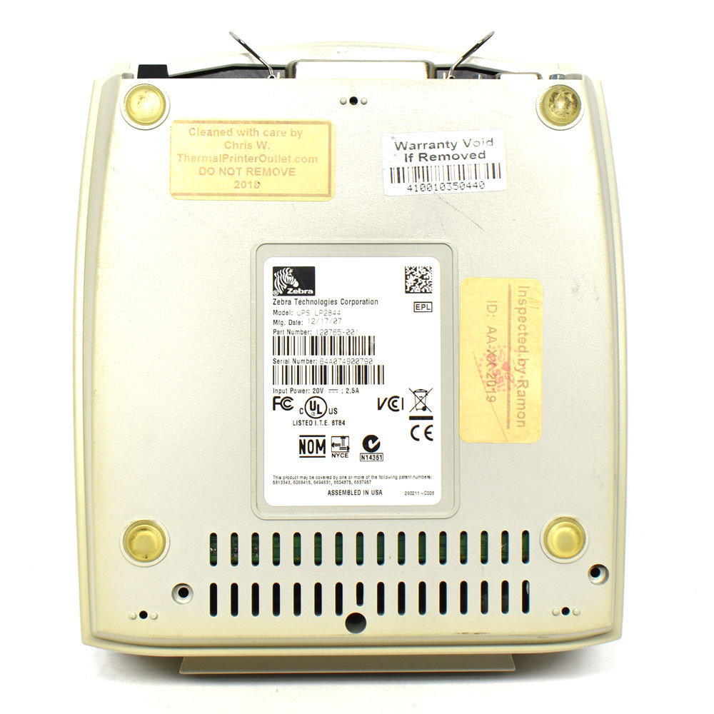 Zebra LP2844 Thermal Label Printer 203 DPI USB Barcode Printer