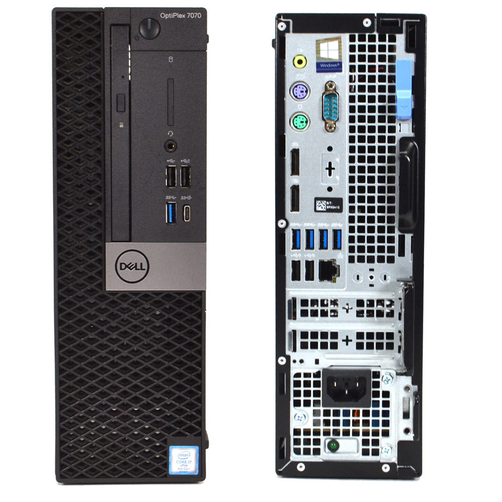 Dell OptiPlex 7070 SFF Computer Intel i7-9700 3.00GHz 16GB 256GB