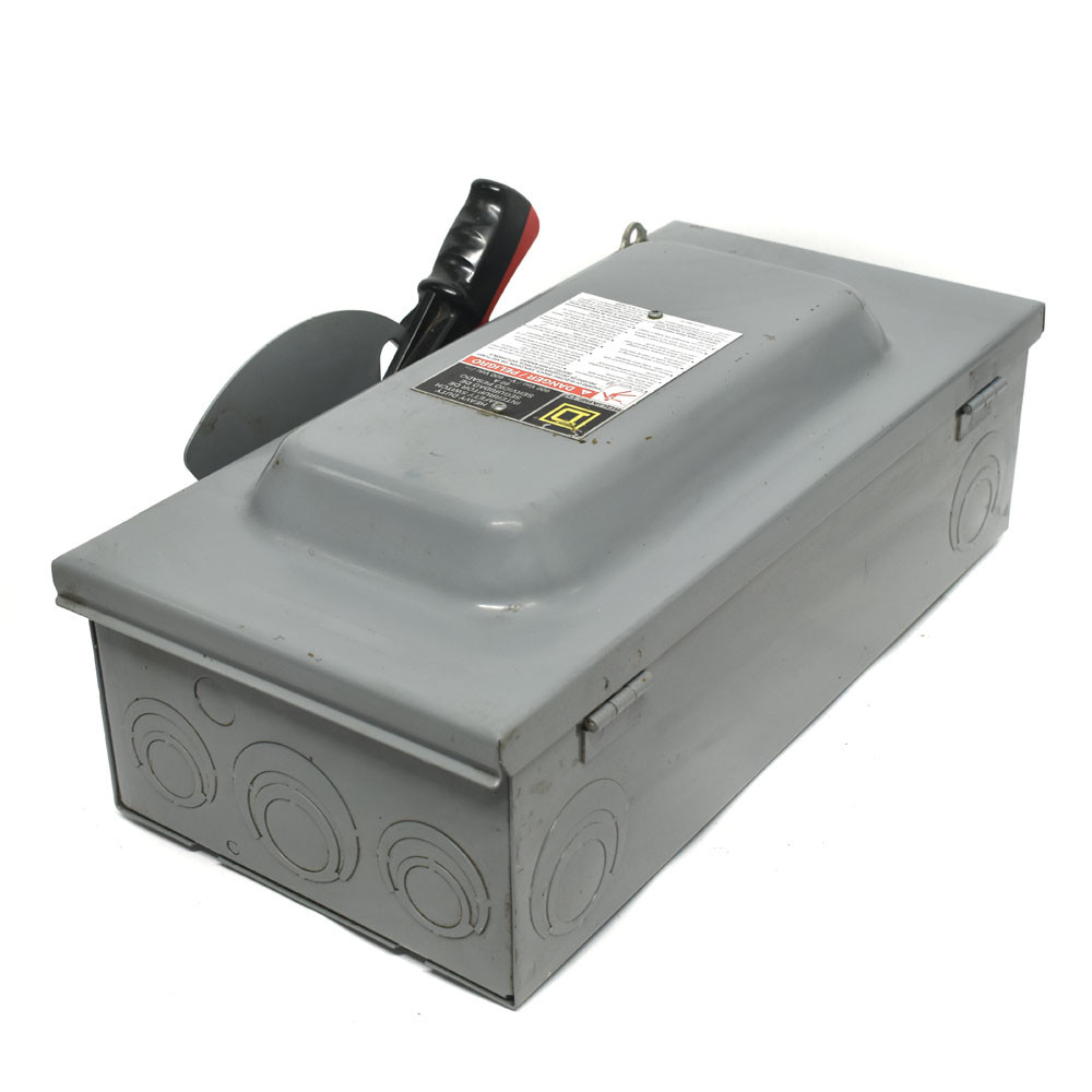 Square D H362N 60A 600V 3 Pole Fusible Safety Switch Disconnect 60