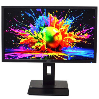 Desktop monitor showing a colorful screen