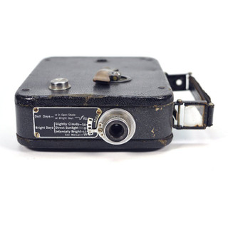 Vintage black 8mm movie camera
