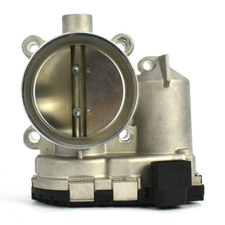Silver engine throttle body assembly