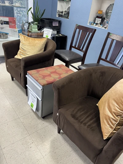 Inside the DougDeals display area in Leander