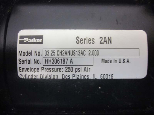 Parker Series 2AN Pneumatic Cylinder CH2ANUS13AC