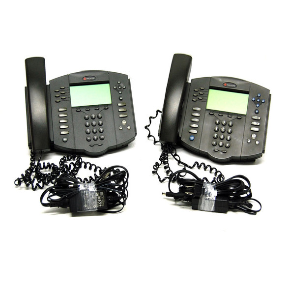 Polycom 2201-11601-001 Soundpoint IP 601 SIP VolP Phones (2)