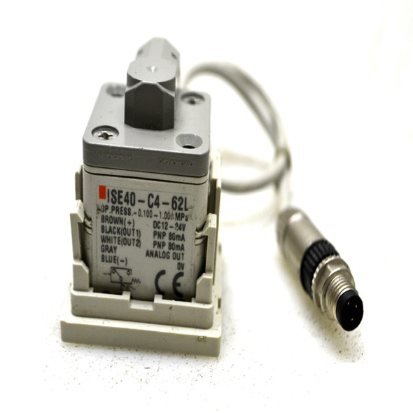 SMC Pneumatics ISE40-C4-62L Precision Digital Pressure Vacuum Switch 12-24VDC