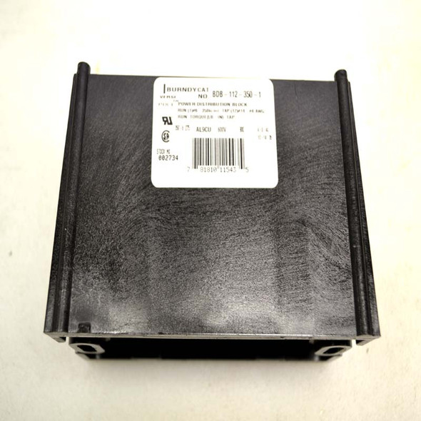 Lot of 4 Burndy BDB-112-350-1 Versi-Pole Power Distribution Blocks 600V