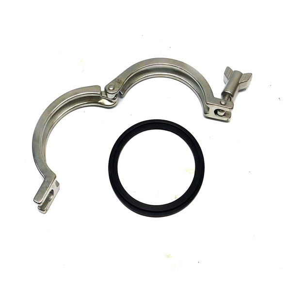 Tri-Clover Fitting 3" Sanitary Clamps + Gaskets (10)
