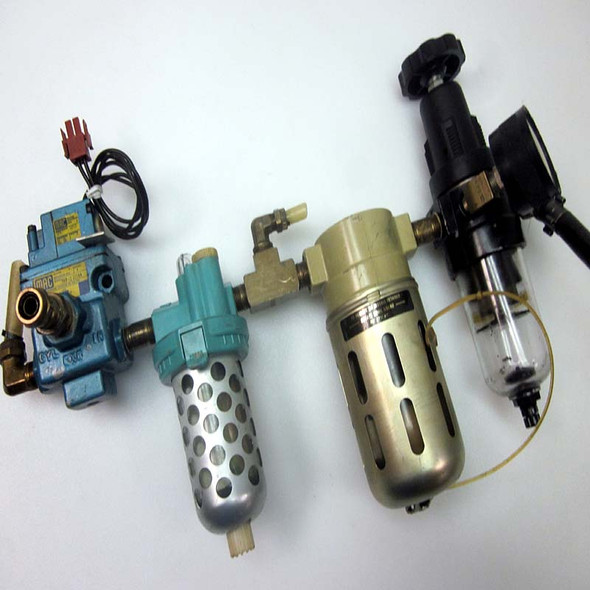 MAC 56B-12-221BA Pneumatic Valve & 24V Coil w/Norgren F45-300, Wilkerson L120300