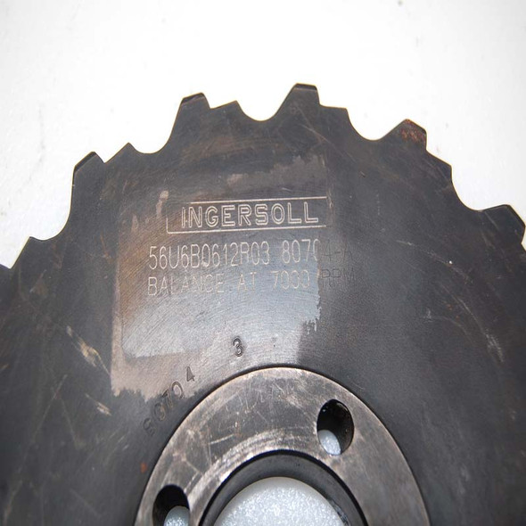 Ingersoll 56U6B0612R03 Indexable Disc Slot Milling Cutter 6-3/8" 7000RPM
