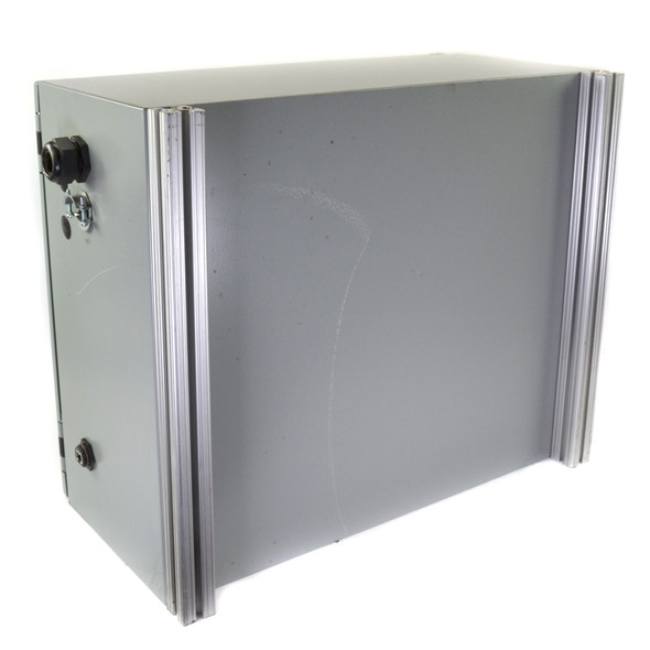 Hoffman CSD242010 Single Door Enclosure Steel Gray 24" x 20" x 10" w/ Backplate