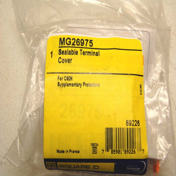 NEW (Lot of 3) Square D MG26975 Terminal Covers for C60N Circuit Breakers