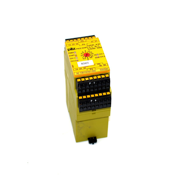 PILZ PNOZ XV3P Industrial E-Stop Safety Gate Relay Monitor 24VDC 3NO+2NO-T