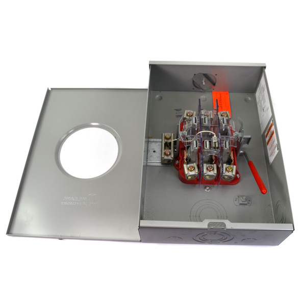 Milbank U4788-XL-AE Meter Base/Socket 200A 600V 7-Jaw Lever Bypass OH Service 3R