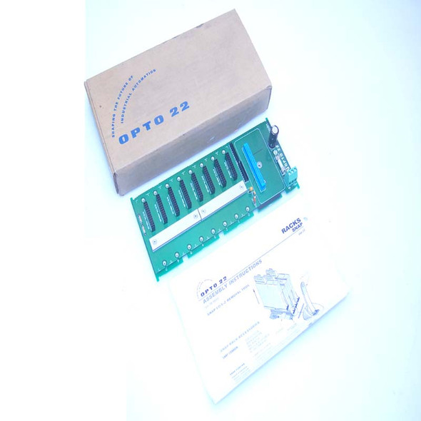 NEW Opto 22 SNAPB8M Series B 8-I/O Module Brain Board Relay Mounting Rack