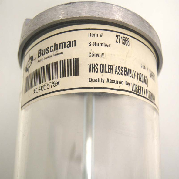Buschman Oil Rite VHS Oiler Assembly 271568 w/Even Flo Brush & Automatic Valve